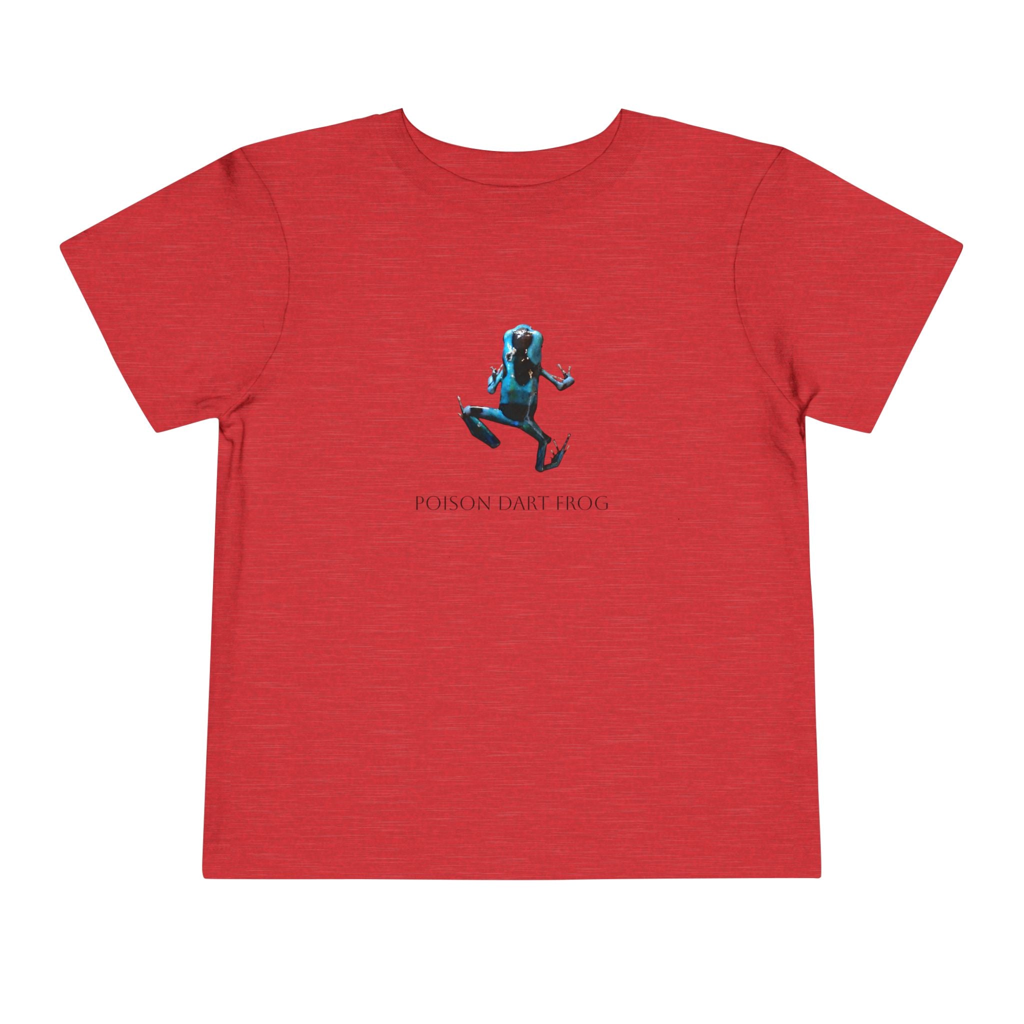 Poison Dart Frog Toddler Tee | Blue Frog Illustration, Nature Animal Shirt