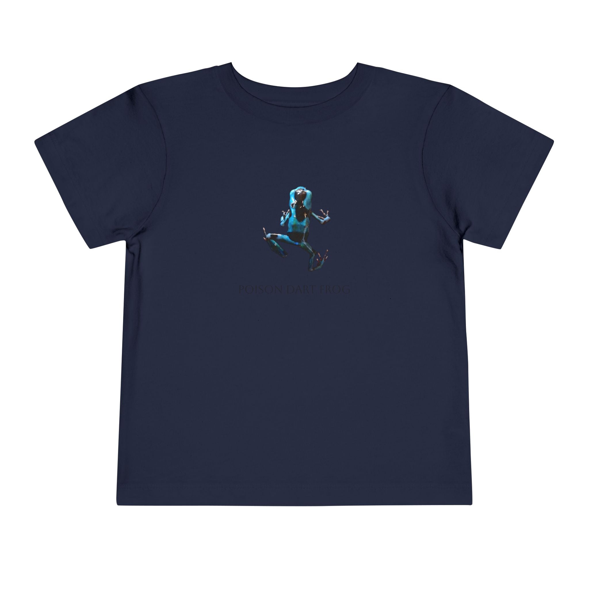 Poison Dart Frog Toddler Tee | Blue Frog Illustration, Nature Animal Shirt