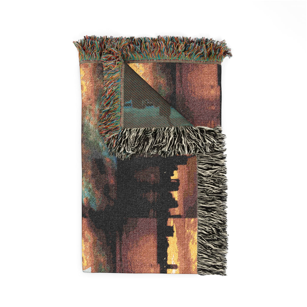 Personalized Woven Blanket — Customizable Pixel Art Throw