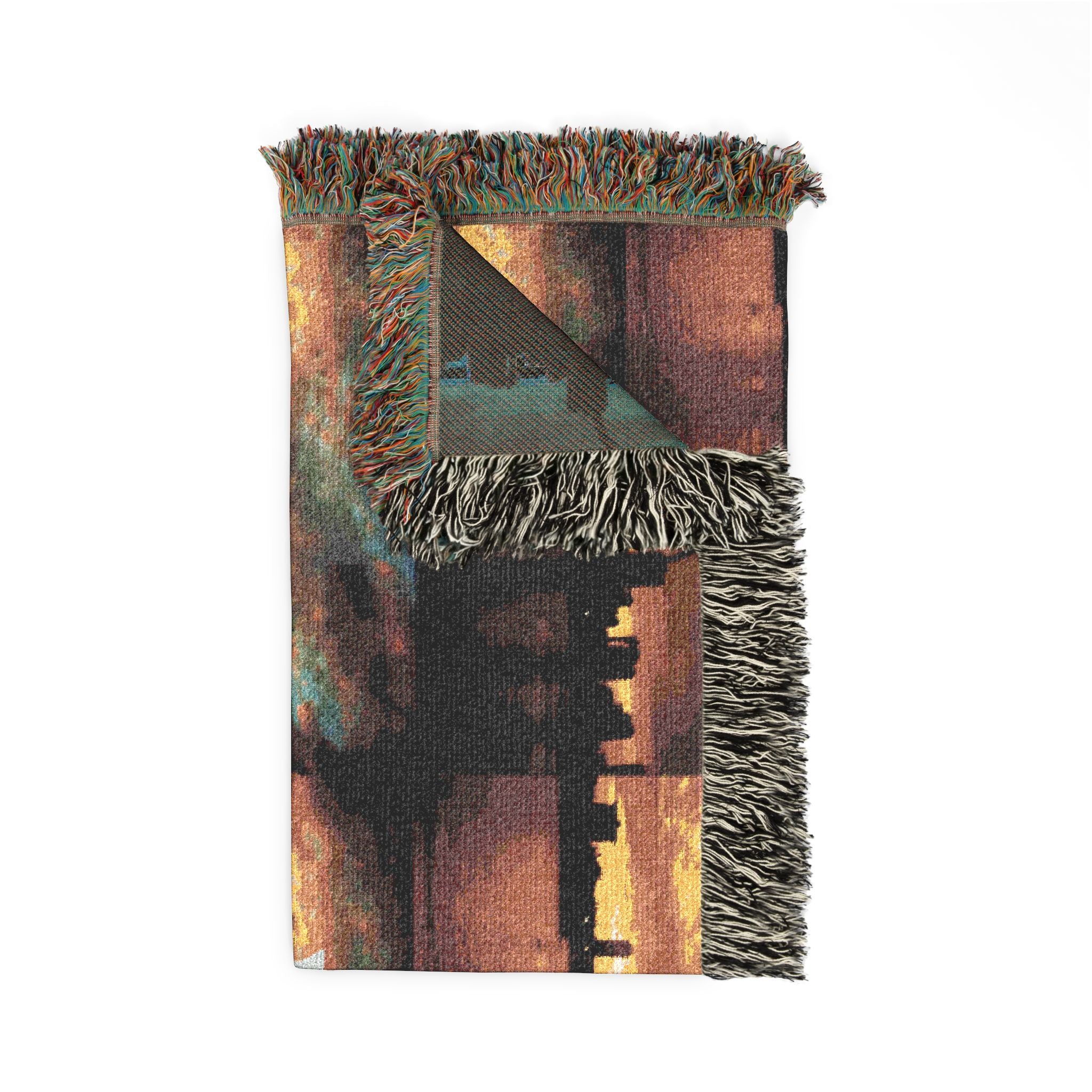 Personalized Woven Blanket — Customizable Pixel Art Throw