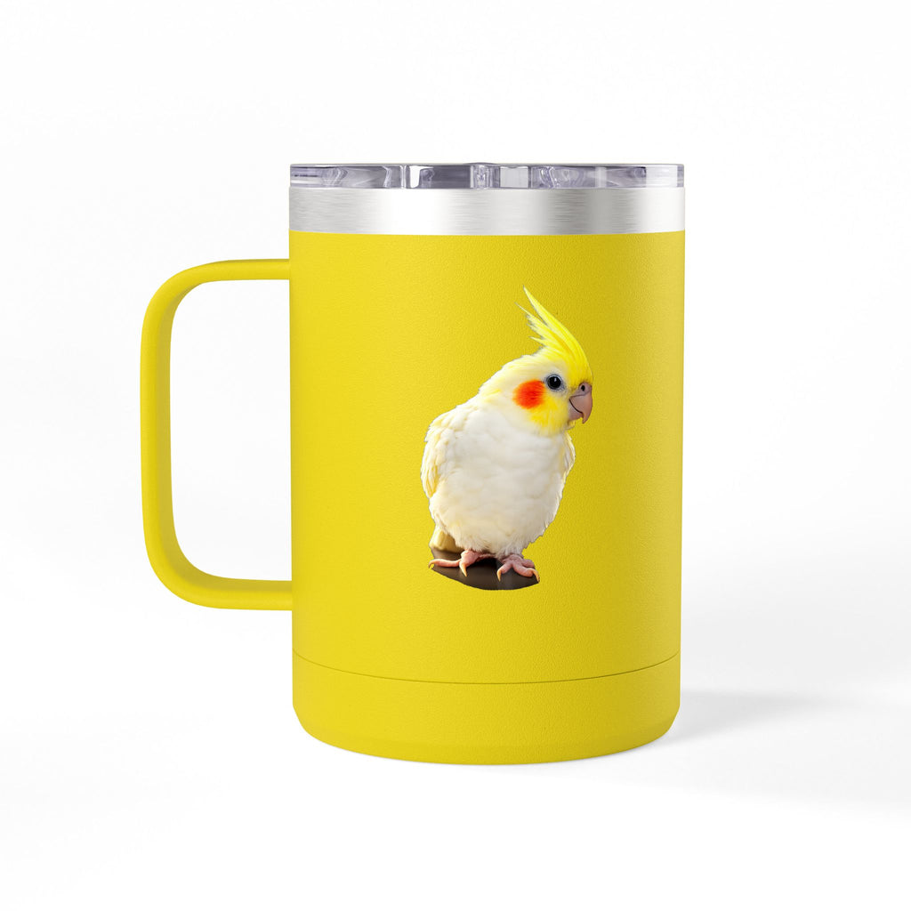 Yellow Cockatiel Mug | 15oz Stainless Tumbler