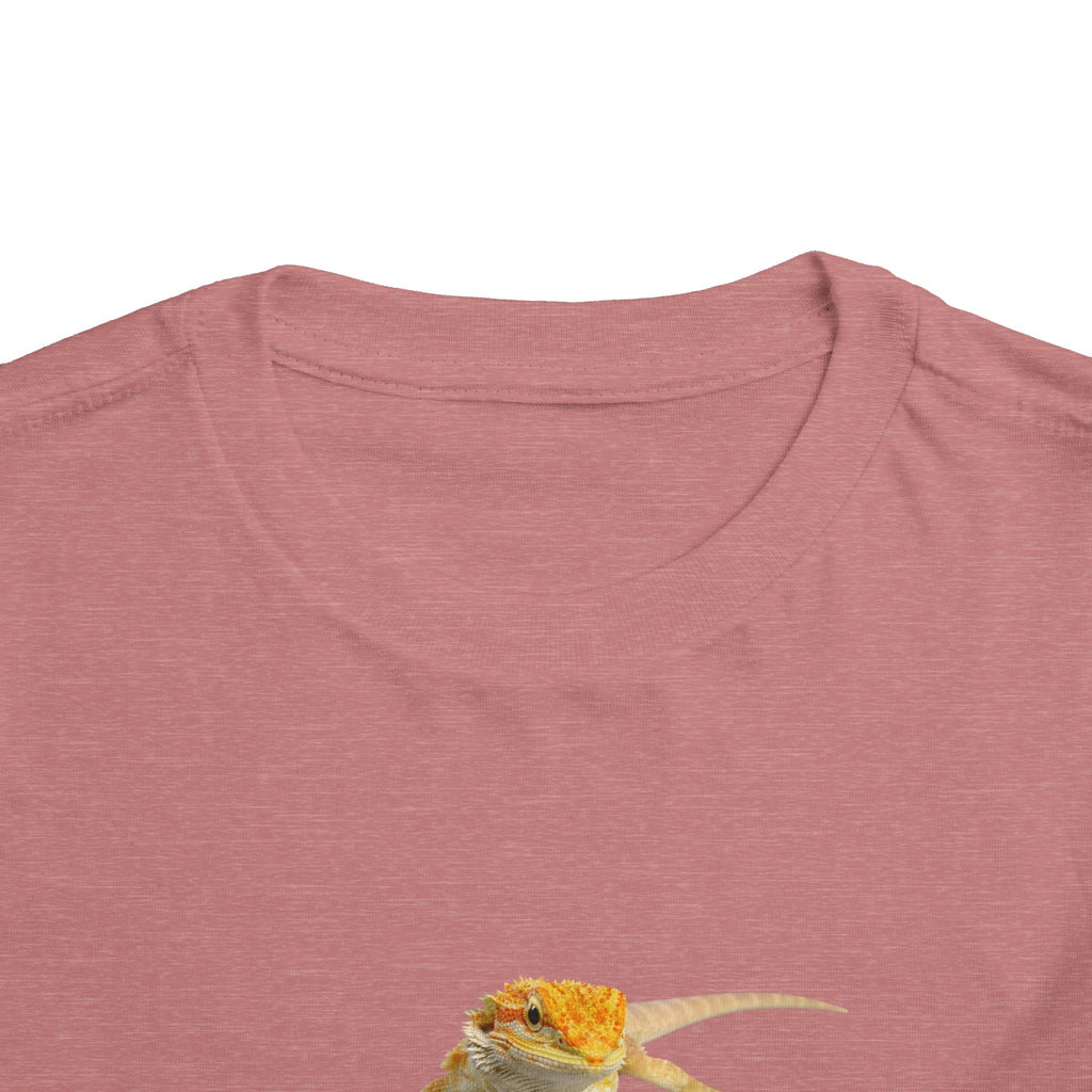 Bearded Dragon Toddler Tee | Cute Reptile Illustration