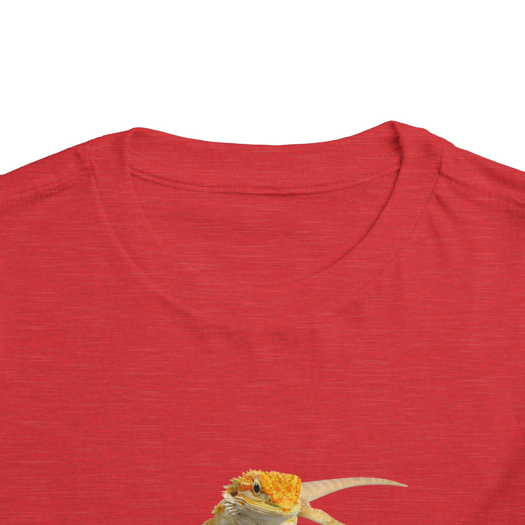 Bearded Dragon Toddler Tee | Cute Reptile Illustration