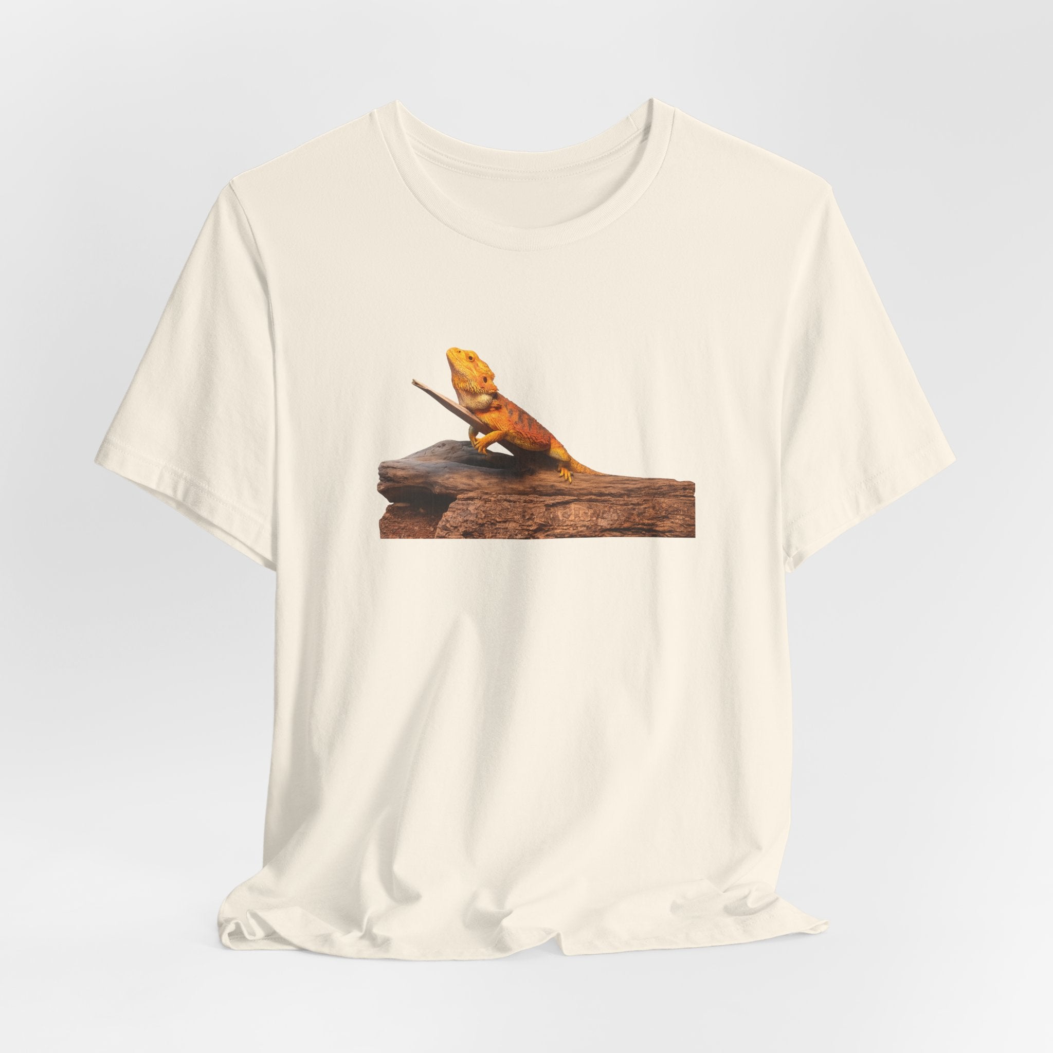 Bearded Dragon on Driftwood Tee | Reptile Lizard Shirt