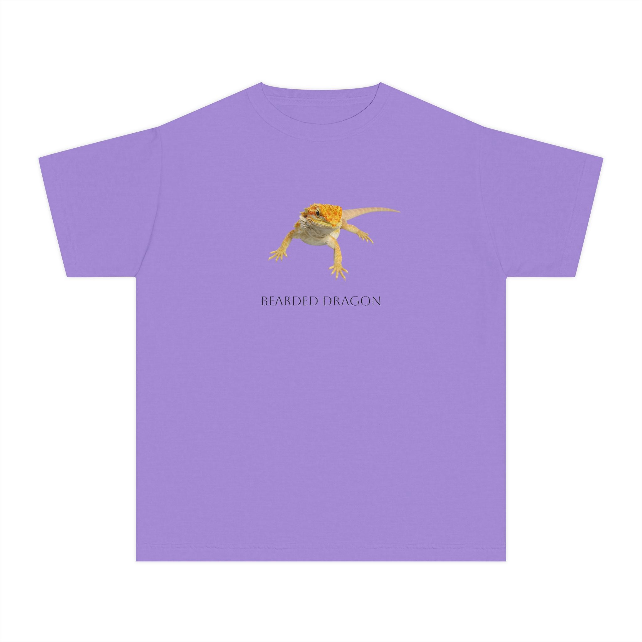 Bearded Dragon Youth Tee | Reptile Illustration, Kids Lizard Shirt