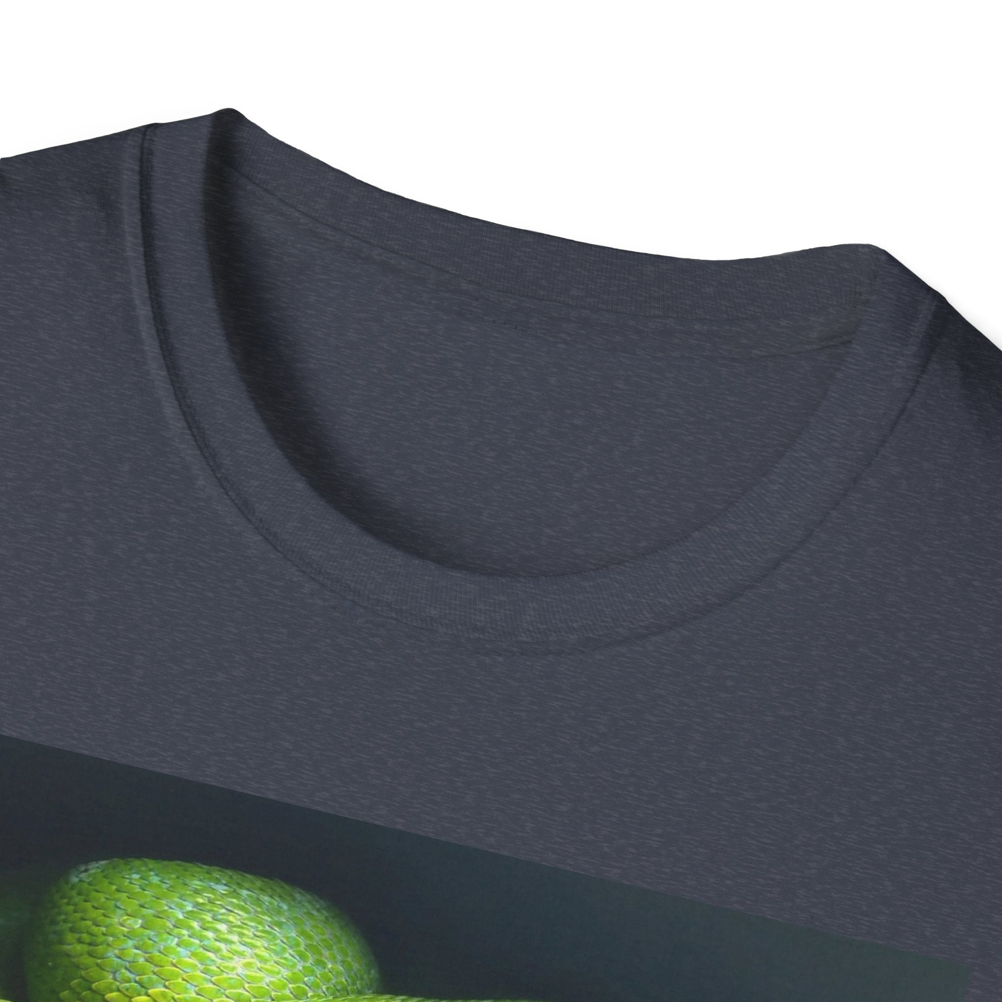Green Tree Python on Driftwood T-Shirt | Tropical Snake Photography