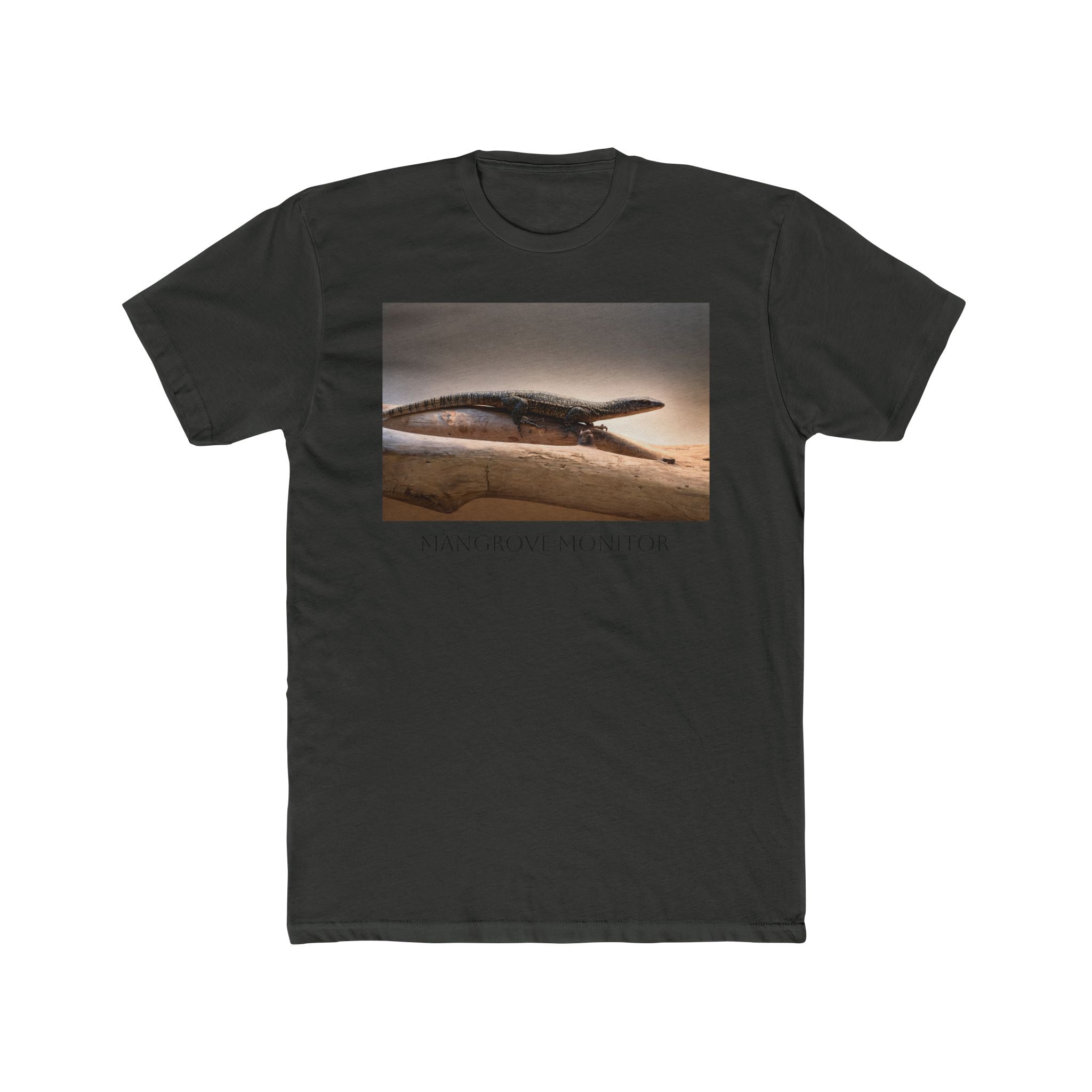 Mangrove Monitor Tee | Realistic Reptile Print