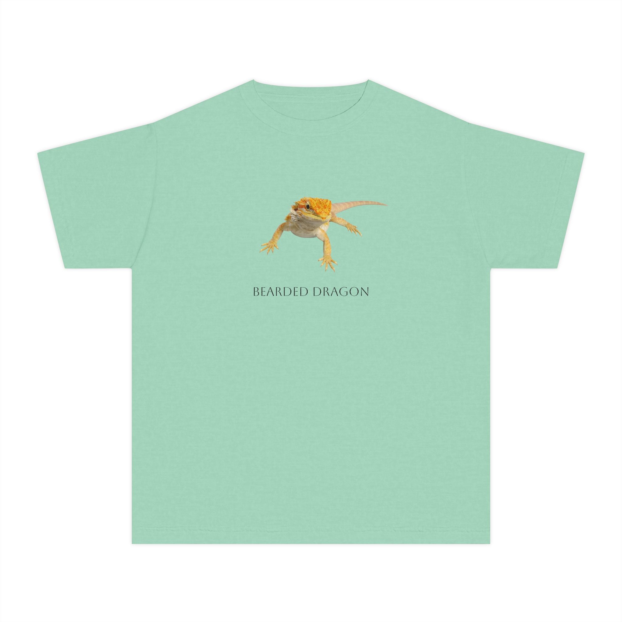 Bearded Dragon Youth Tee | Reptile Illustration, Kids Lizard Shirt