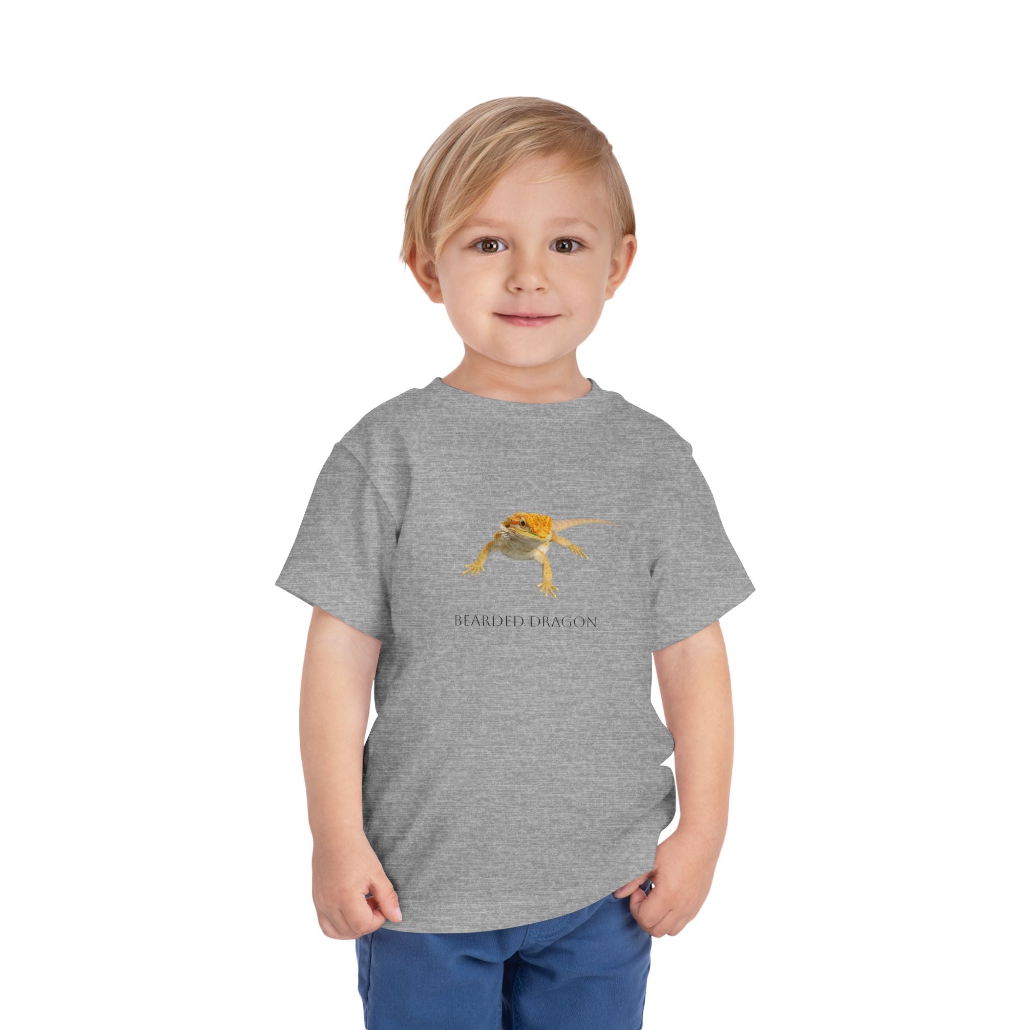 Bearded Dragon Toddler Tee | Cute Reptile Illustration