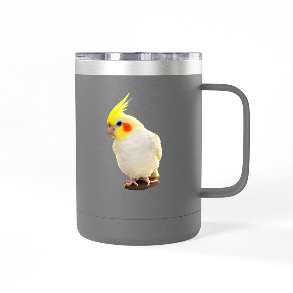 Yellow Cockatiel Mug | 15oz Stainless Tumbler