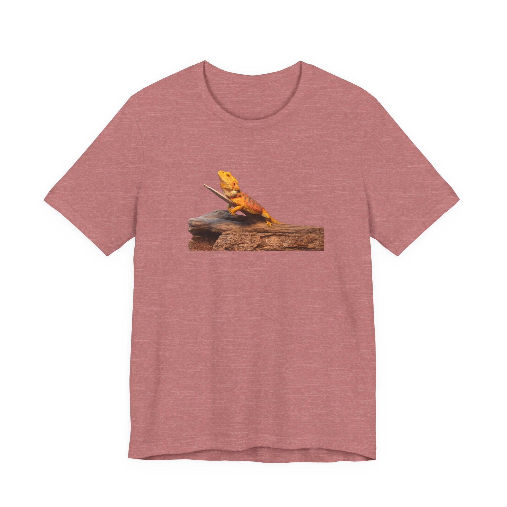Bearded Dragon on Driftwood Tee | Reptile Lizard Shirt