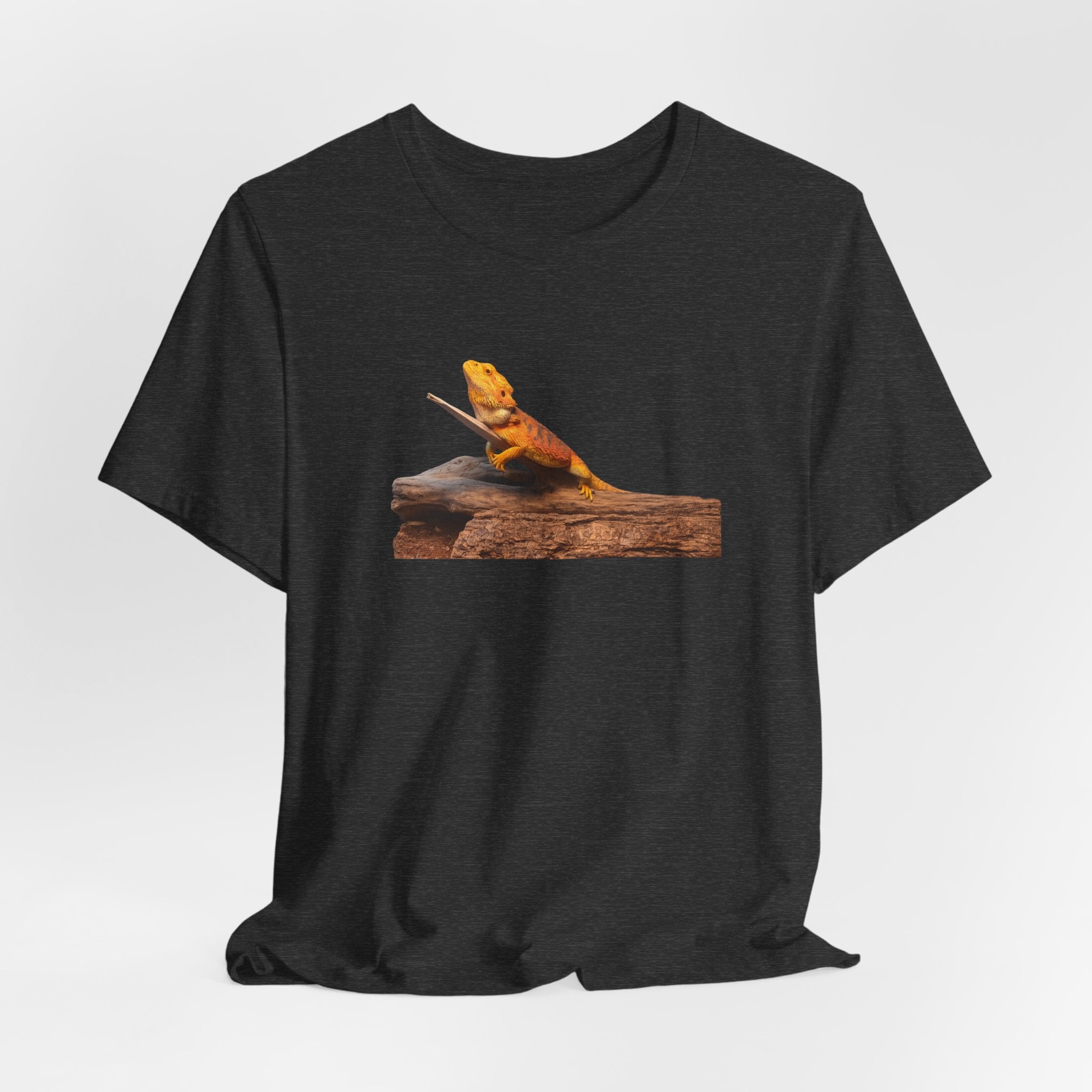 Bearded Dragon on Driftwood Tee | Reptile Lizard Shirt