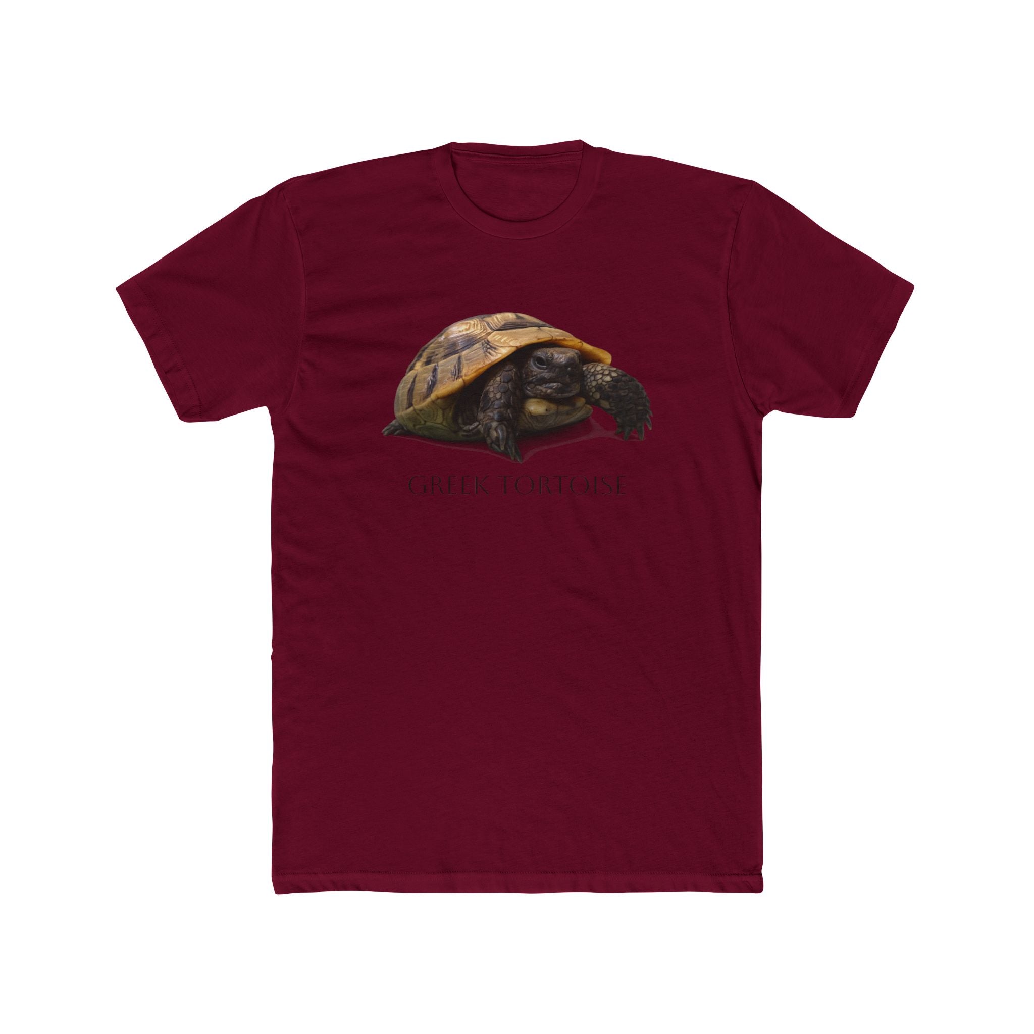 Greek Tortoise Tee | Realistic Tortoise Illustration T-Shirt