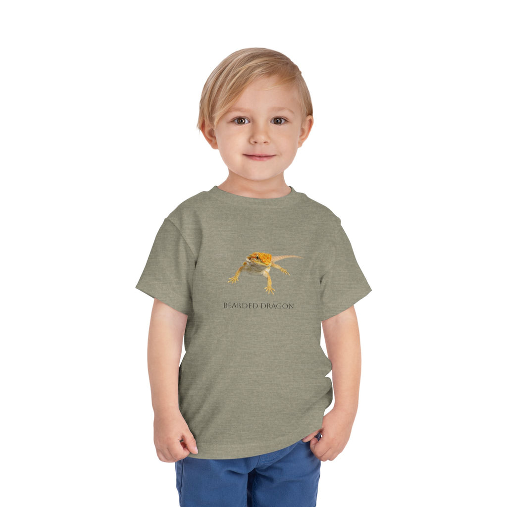 Bearded Dragon Toddler Tee | Cute Reptile Illustration
