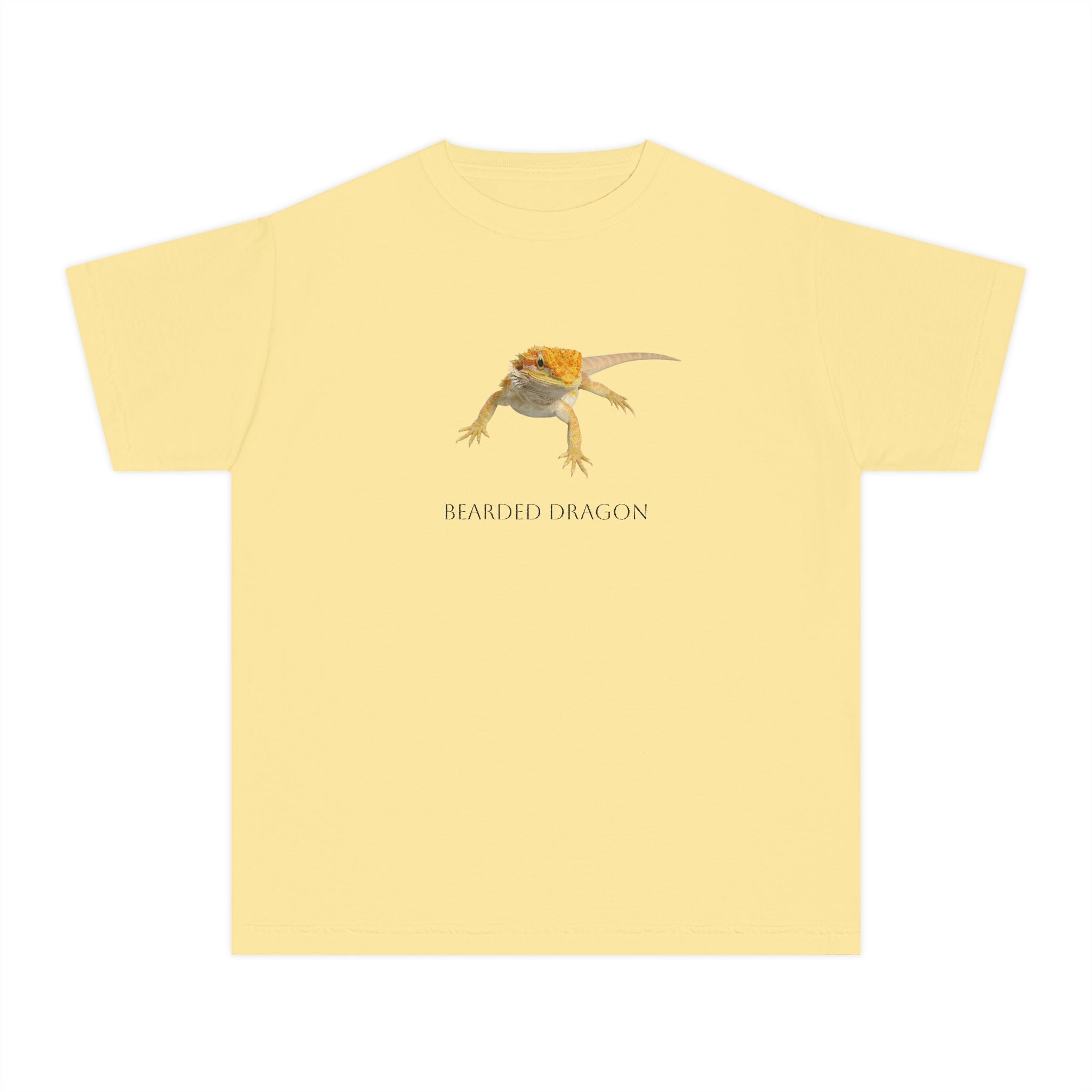 Bearded Dragon Youth Tee | Reptile Illustration, Kids Lizard Shirt