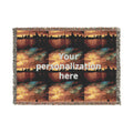 Personalized Woven Blanket — Customizable Pixel Art Throw