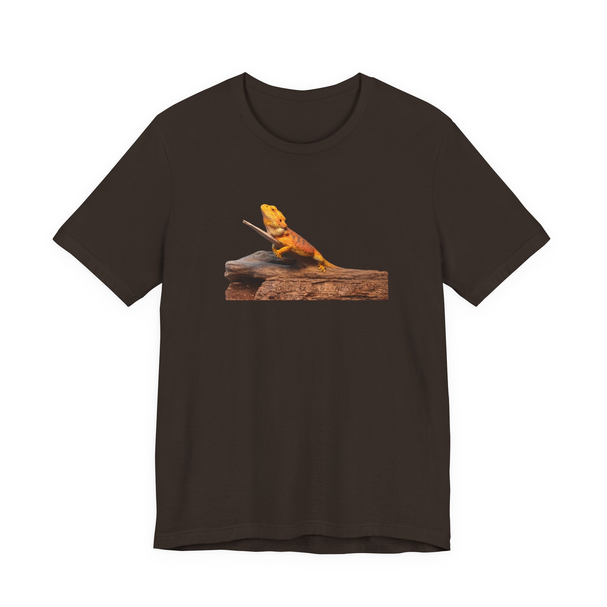 Bearded Dragon on Driftwood Tee | Reptile Lizard Shirt