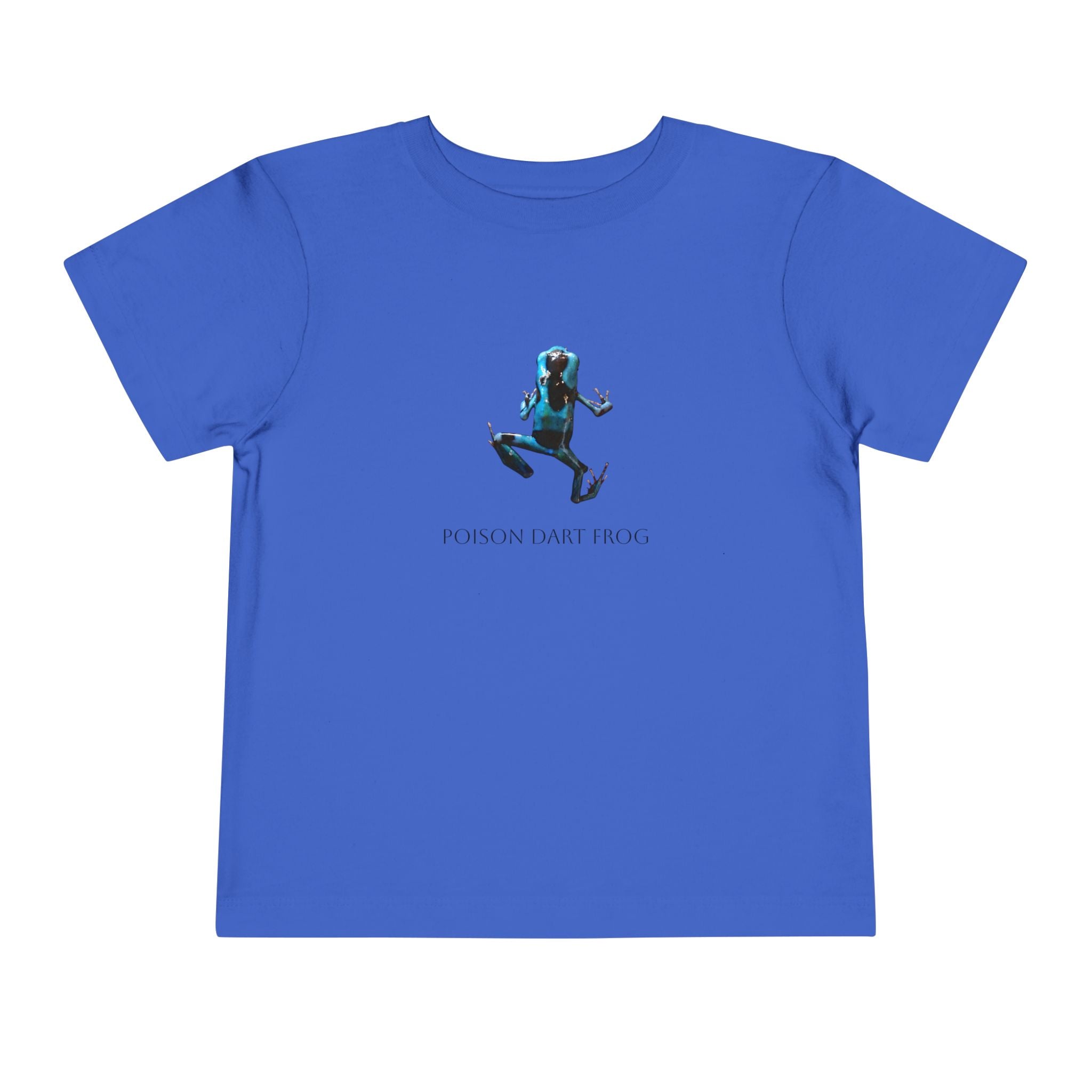 Poison Dart Frog Toddler Tee | Blue Frog Illustration, Nature Animal Shirt