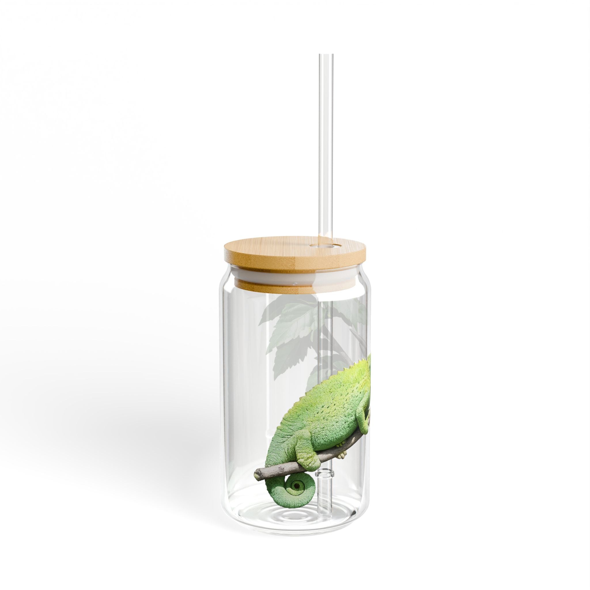 Jackson's Chameleon Sipper Glass 16oz | Reusable Straw Tumbler
