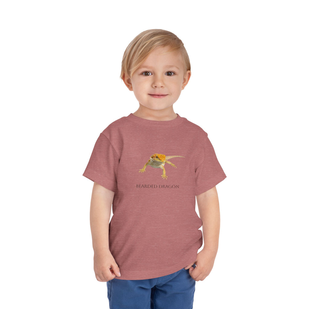 Bearded Dragon Toddler Tee | Cute Reptile Illustration