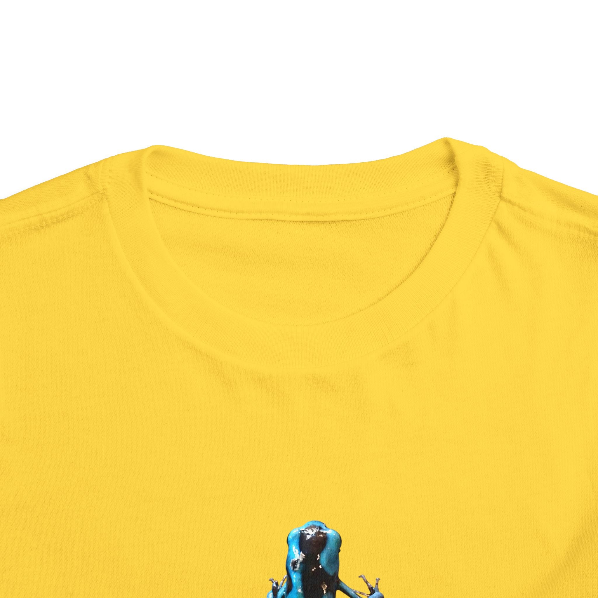 Poison Dart Frog Toddler Tee | Blue Frog Illustration, Nature Animal Shirt