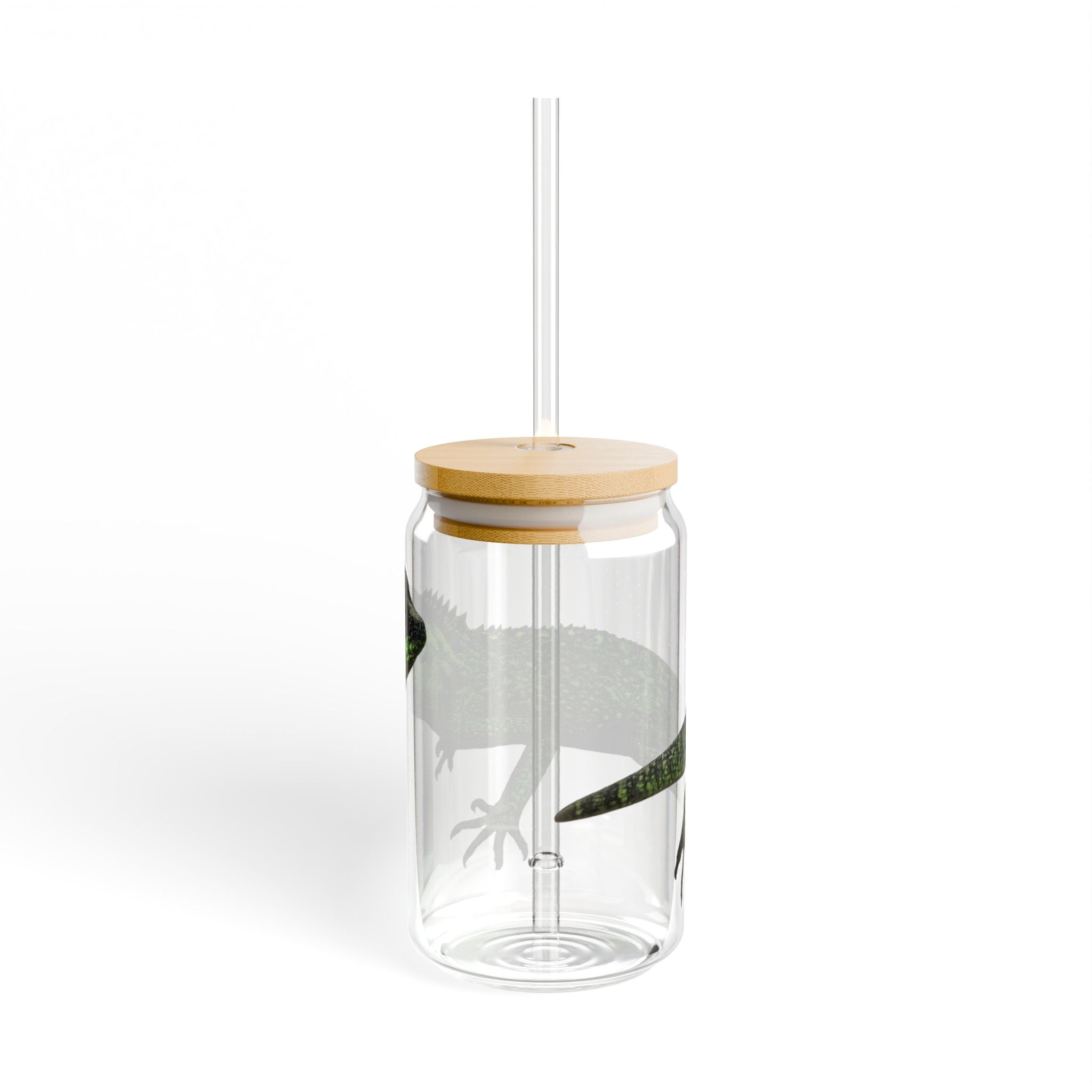 Horned Mountain Dragon Sipper Glass | 16oz Straw Tumbler