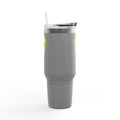 Yellow Cockatiel Illustration Travel Mug | 40oz Insulated Tumbler