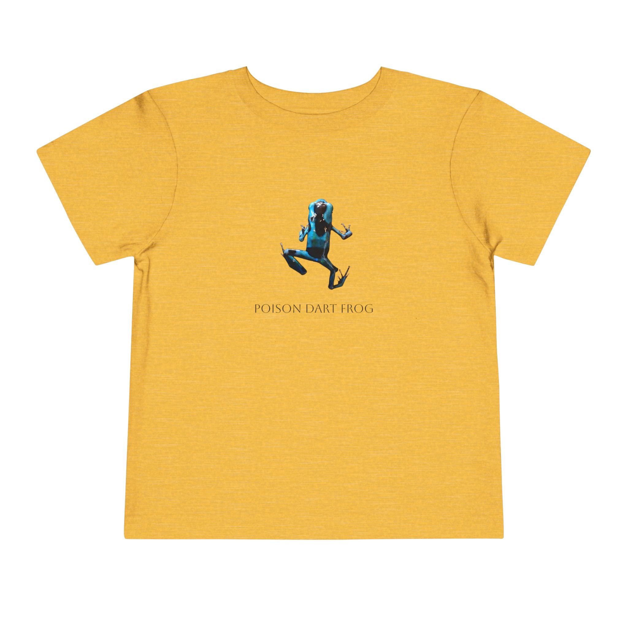 Poison Dart Frog Toddler Tee | Blue Frog Illustration, Nature Animal Shirt