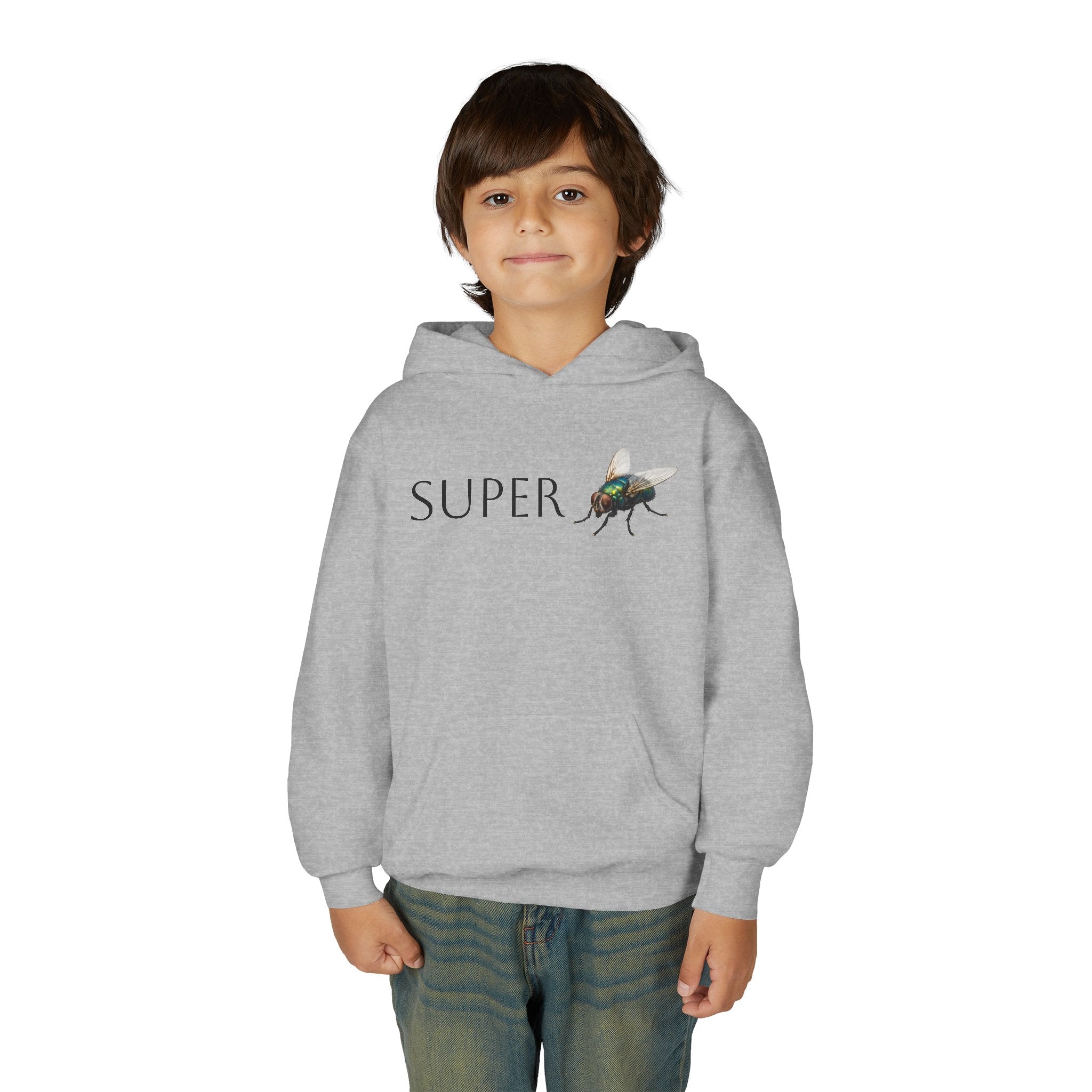 Super Fly Youth Hoodie | Fly Illustration, Minimal Kids Sweatshirt