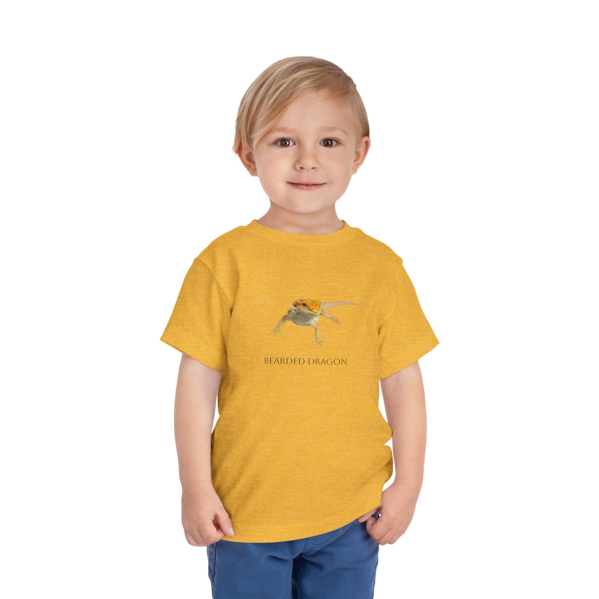 Bearded Dragon Toddler Tee | Cute Reptile Illustration