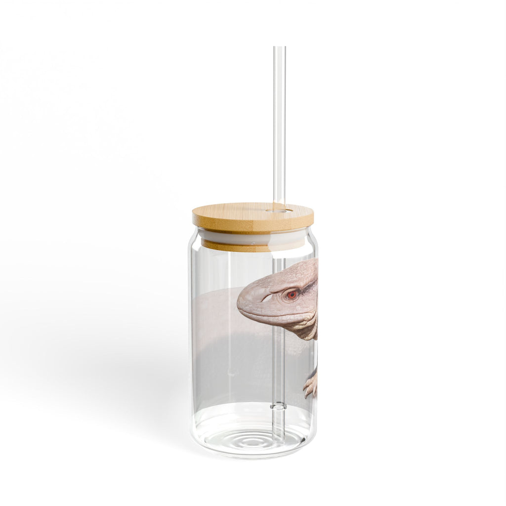 Savannah Monitor Sipper Glass | 16oz Reusable Straw Tumbler