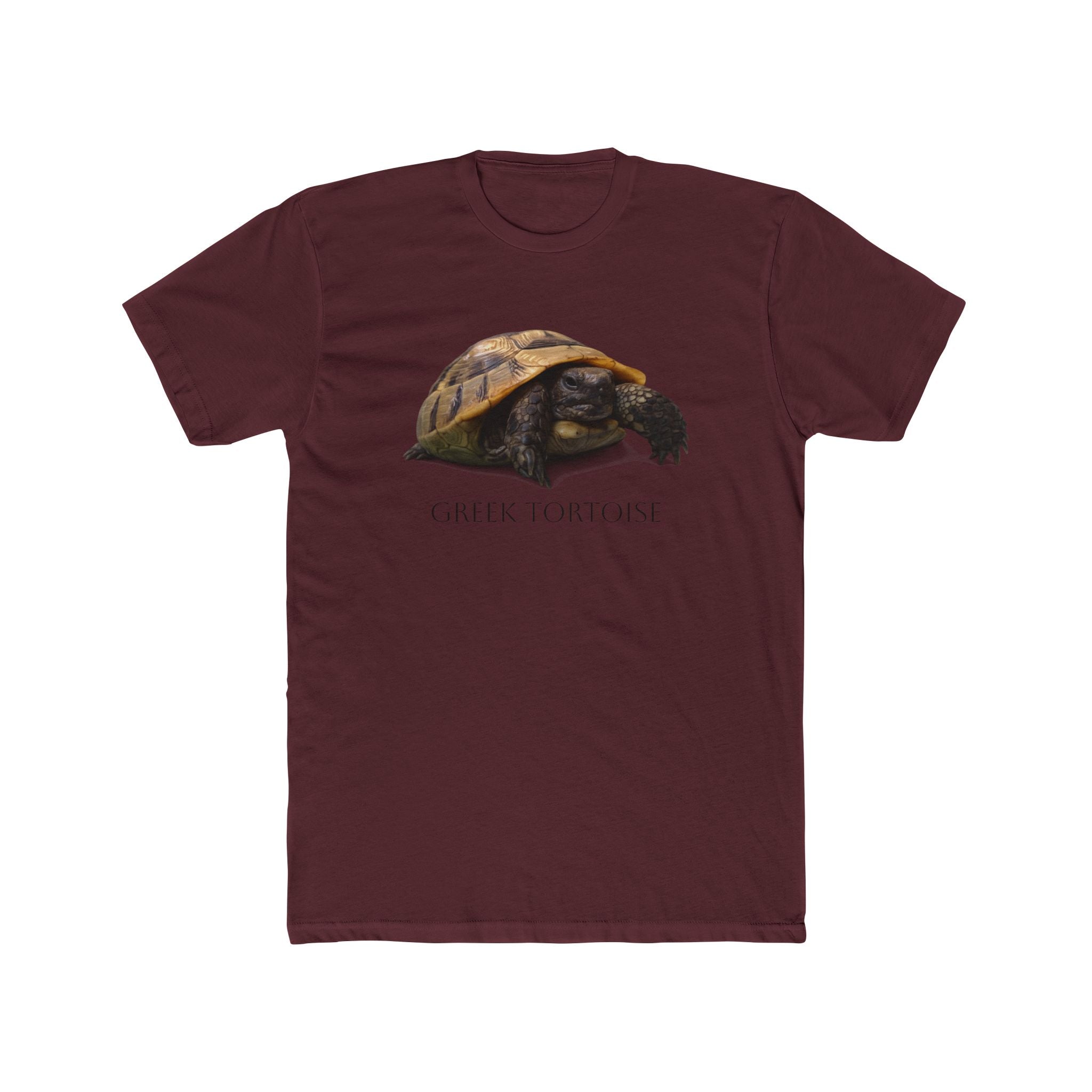 Greek Tortoise Tee | Realistic Tortoise Illustration T-Shirt