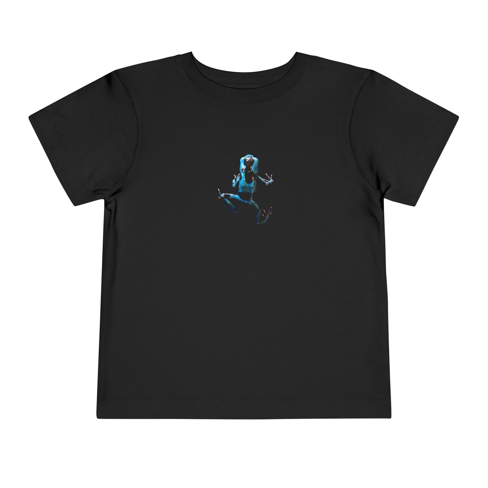 Poison Dart Frog Toddler Tee | Blue Frog Illustration, Nature Animal Shirt