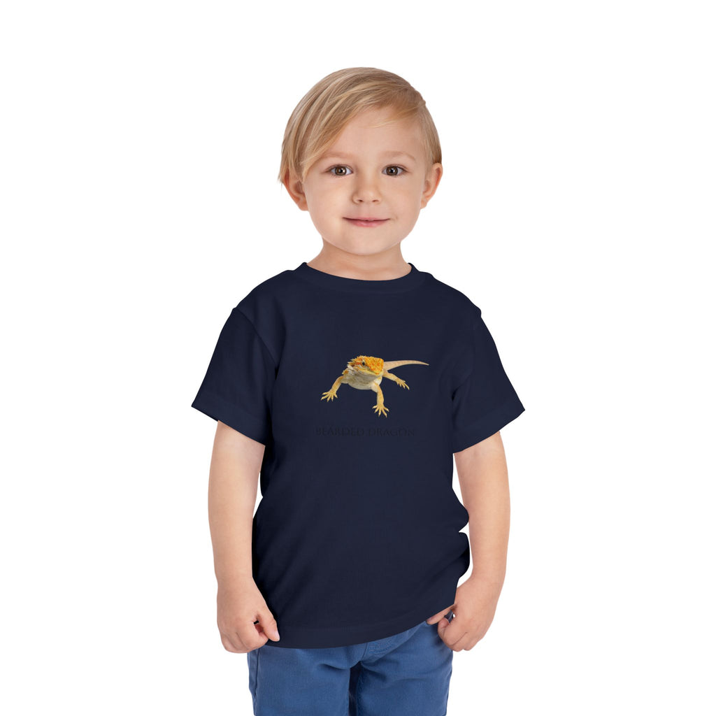 Bearded Dragon Toddler Tee | Cute Reptile Illustration