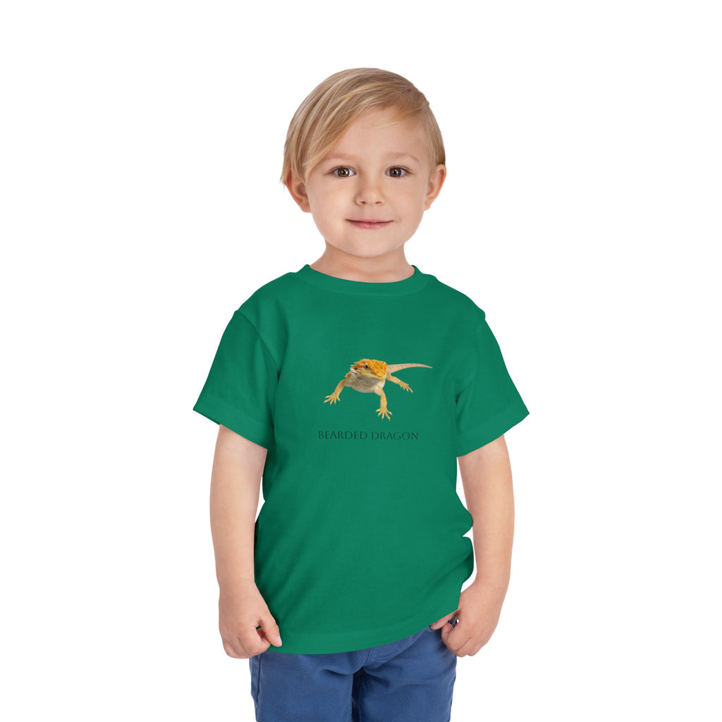 Bearded Dragon Toddler Tee | Cute Reptile Illustration