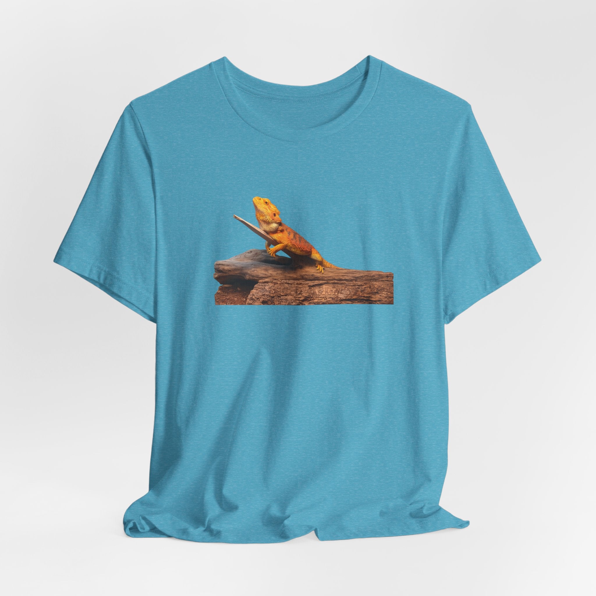 Bearded Dragon on Driftwood Tee | Reptile Lizard Shirt
