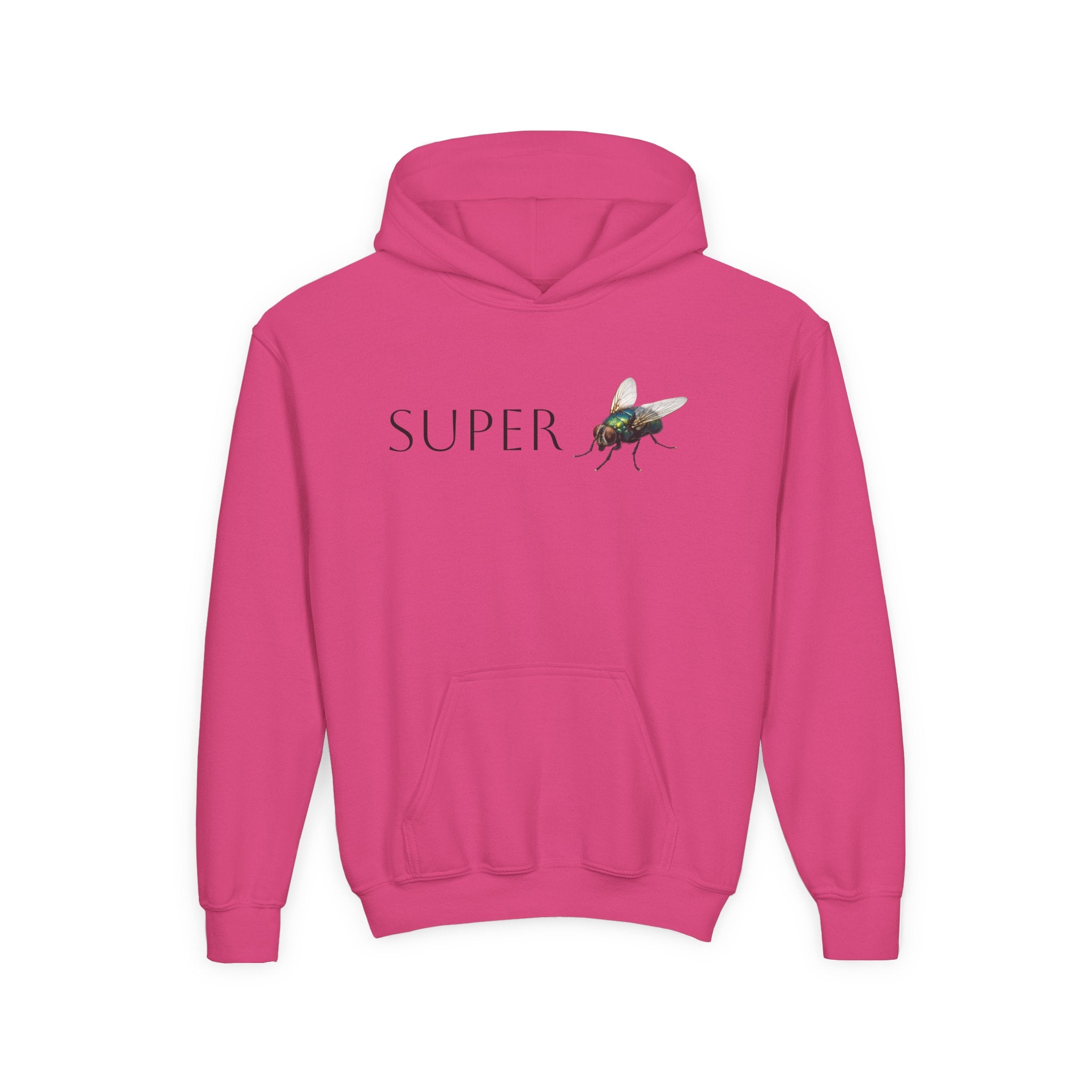 Super Fly Youth Hoodie | Fly Illustration, Minimal Kids Sweatshirt