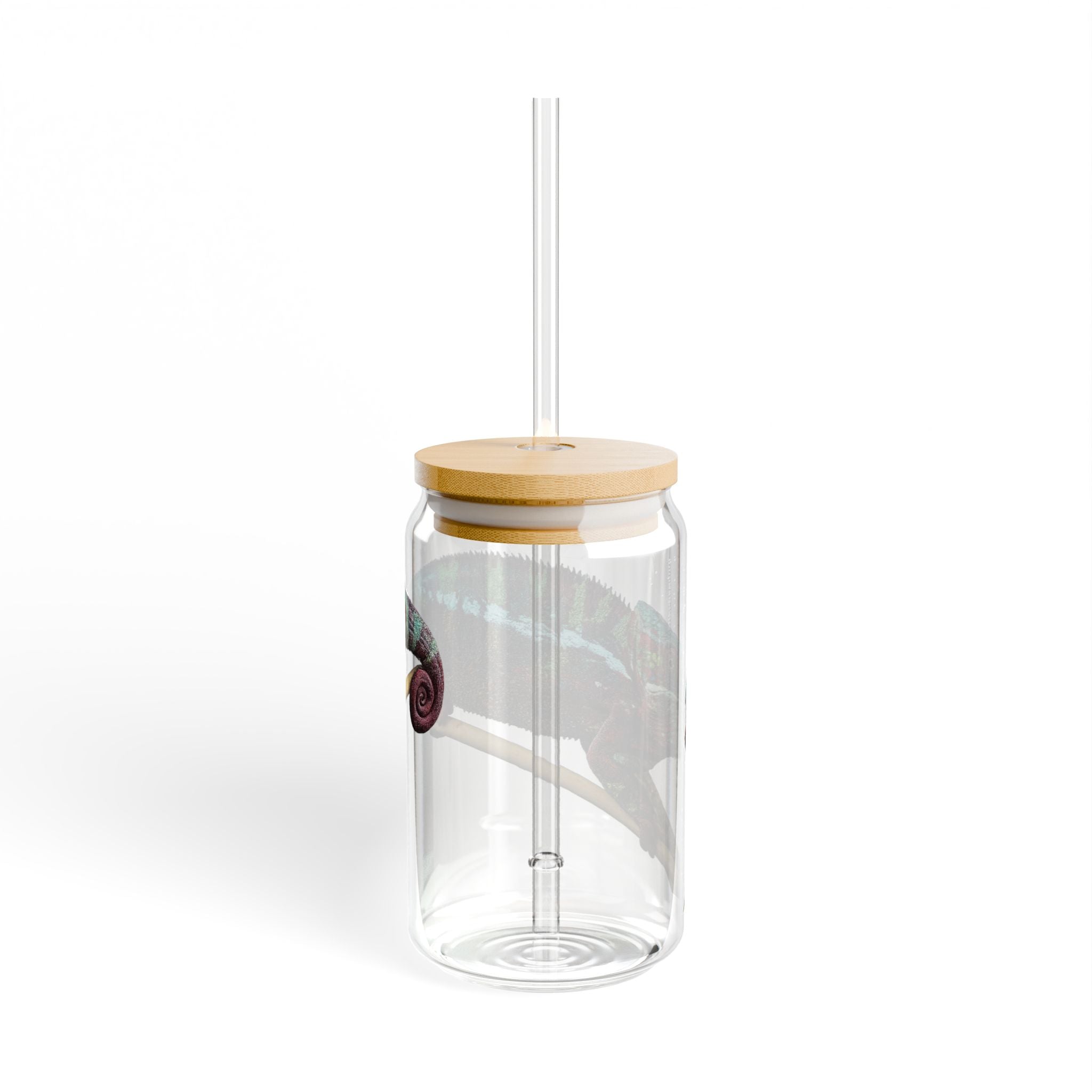 Colorful Chameleon Sipper Glass | 16oz