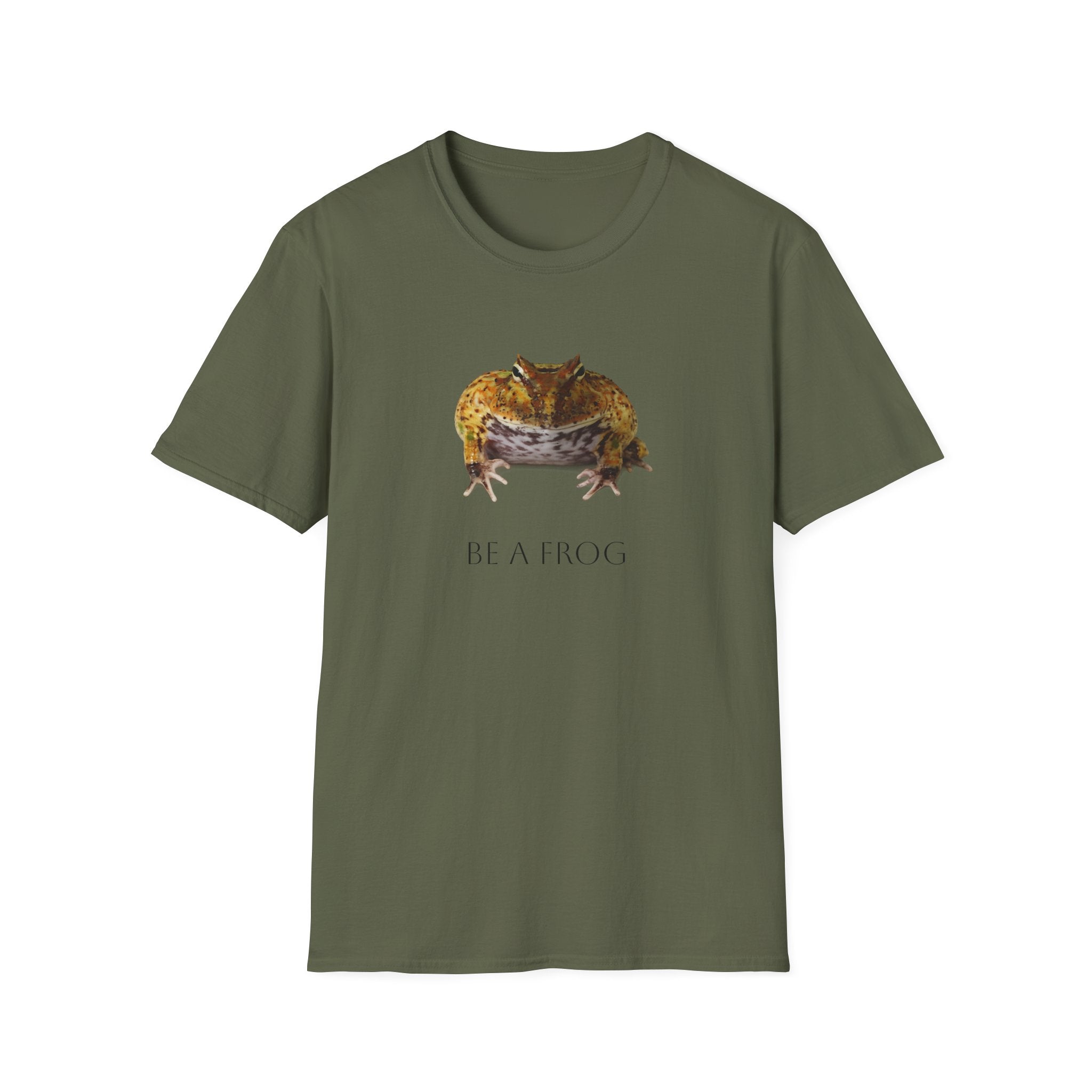 Pacman Frog T-Shirt | Realistic Frog Illustration, Nature Amphibian Tee