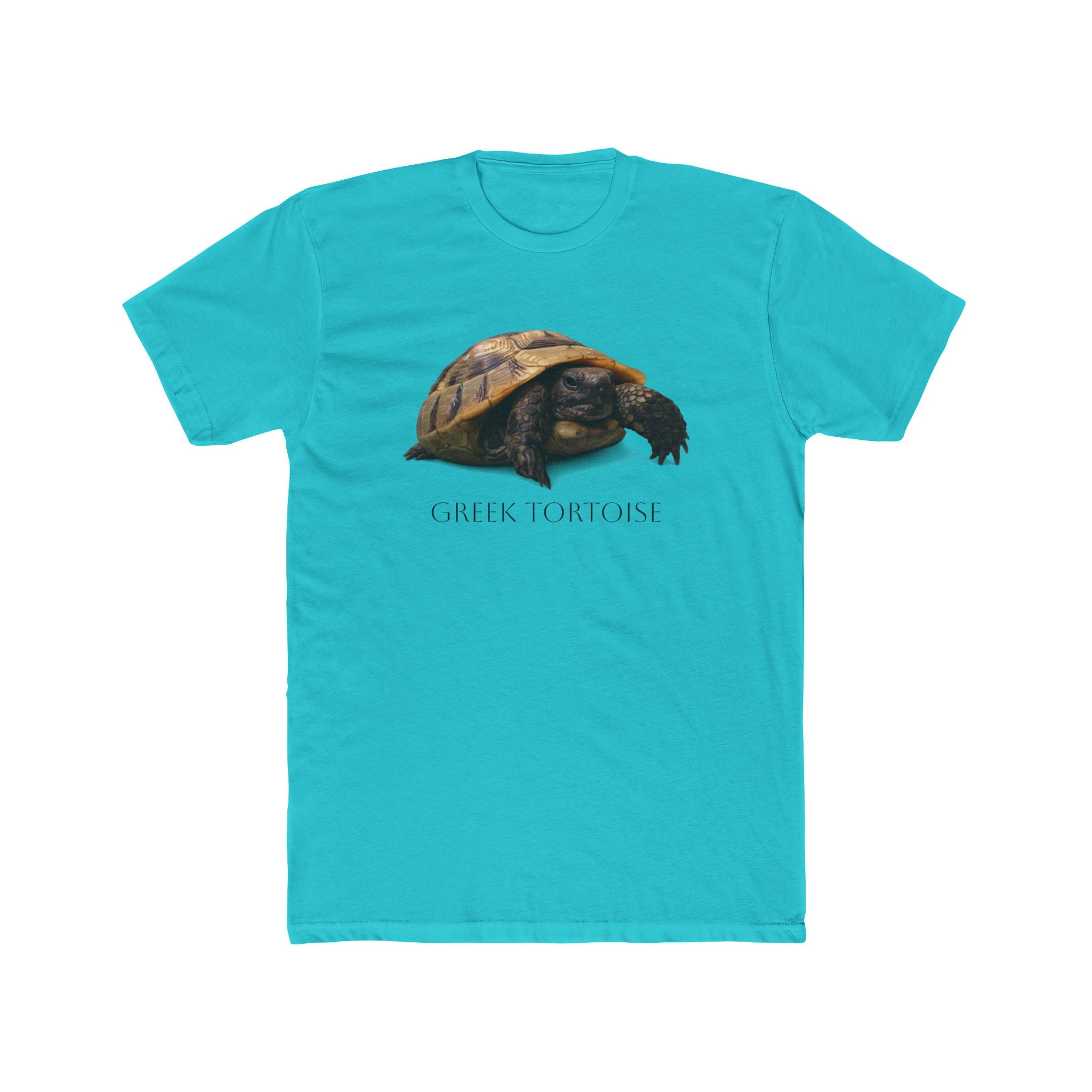 Greek Tortoise Tee | Realistic Tortoise Illustration T-Shirt