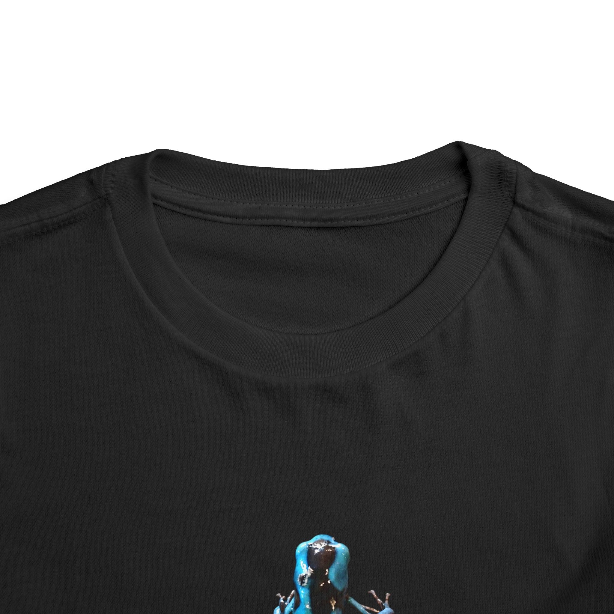 Poison Dart Frog Toddler Tee | Blue Frog Illustration, Nature Animal Shirt