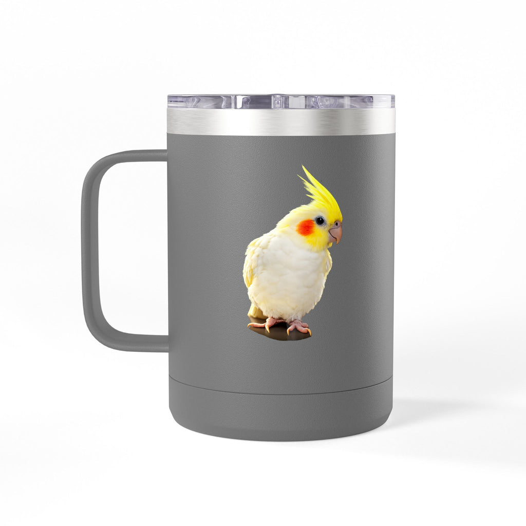 Yellow Cockatiel Mug | 15oz Stainless Tumbler