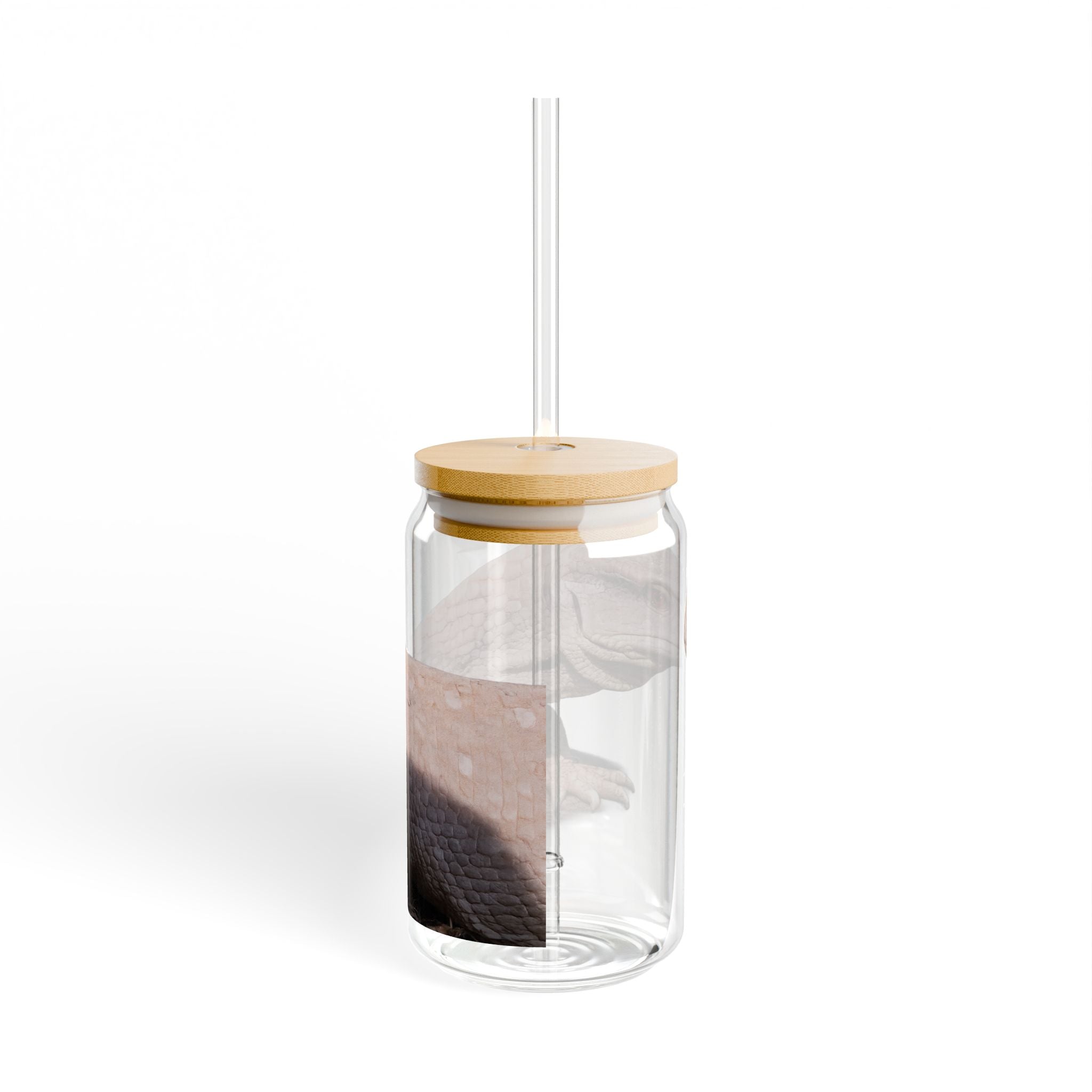 Savannah Monitor Sipper Glass | 16oz Reusable Straw Tumbler