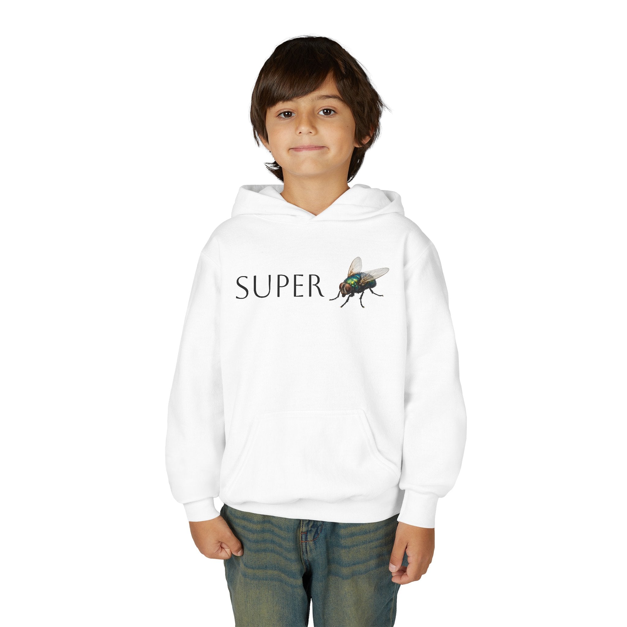 Super Fly Youth Hoodie | Fly Illustration, Minimal Kids Sweatshirt