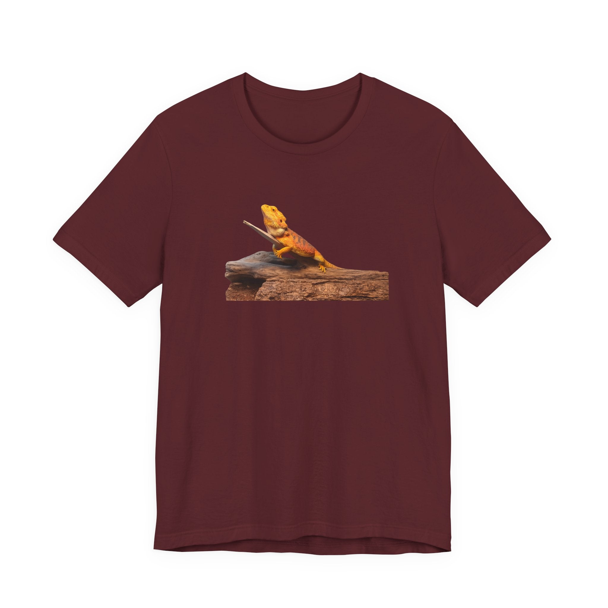 Bearded Dragon on Driftwood Tee | Reptile Lizard Shirt