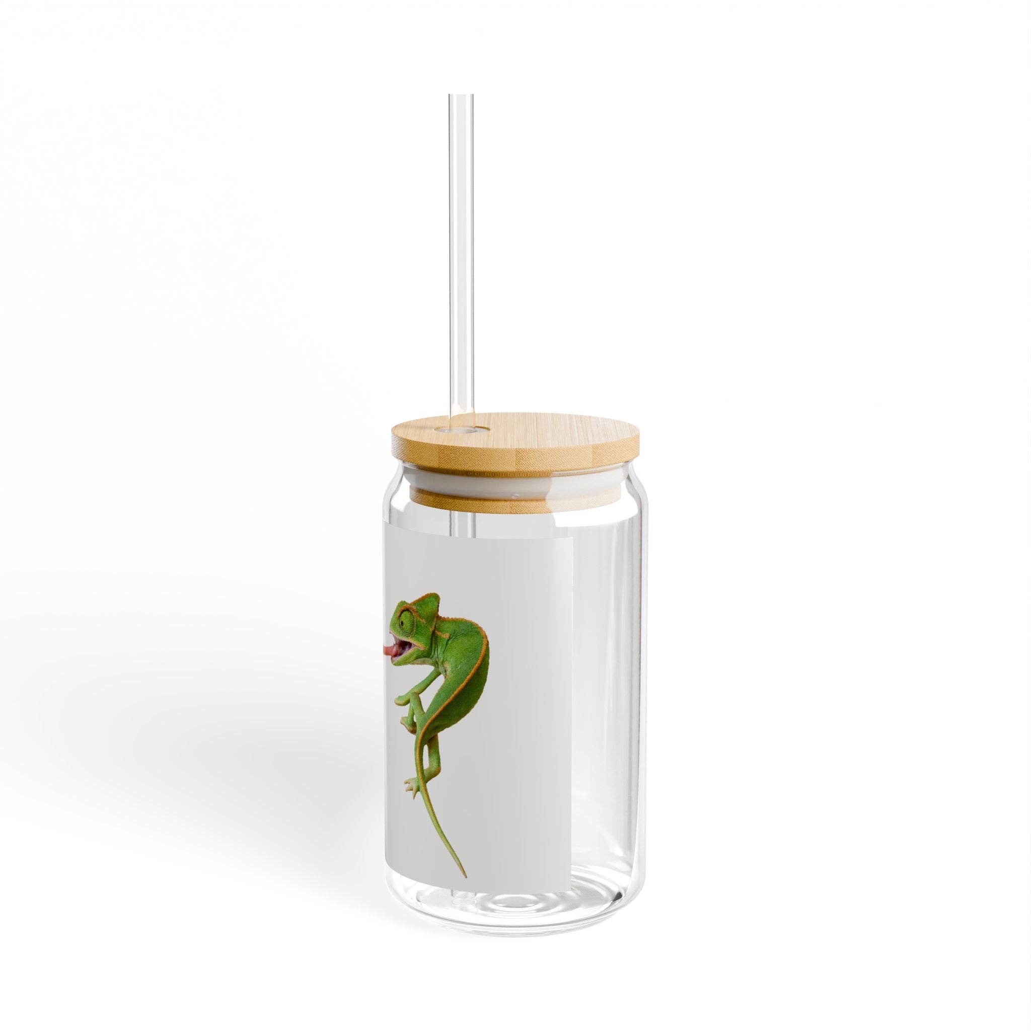 Chameleon Tongue Catching Insect Sipper Glass