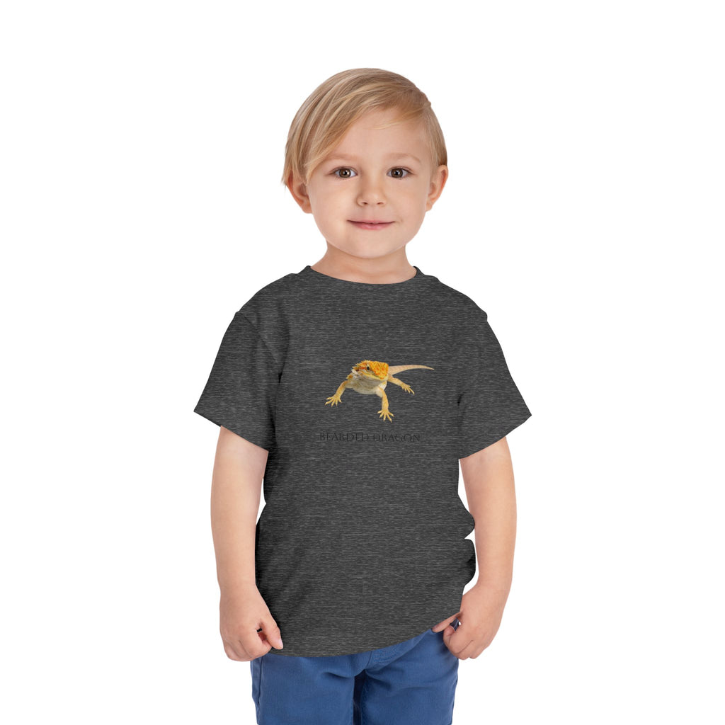 Bearded Dragon Toddler Tee | Cute Reptile Illustration