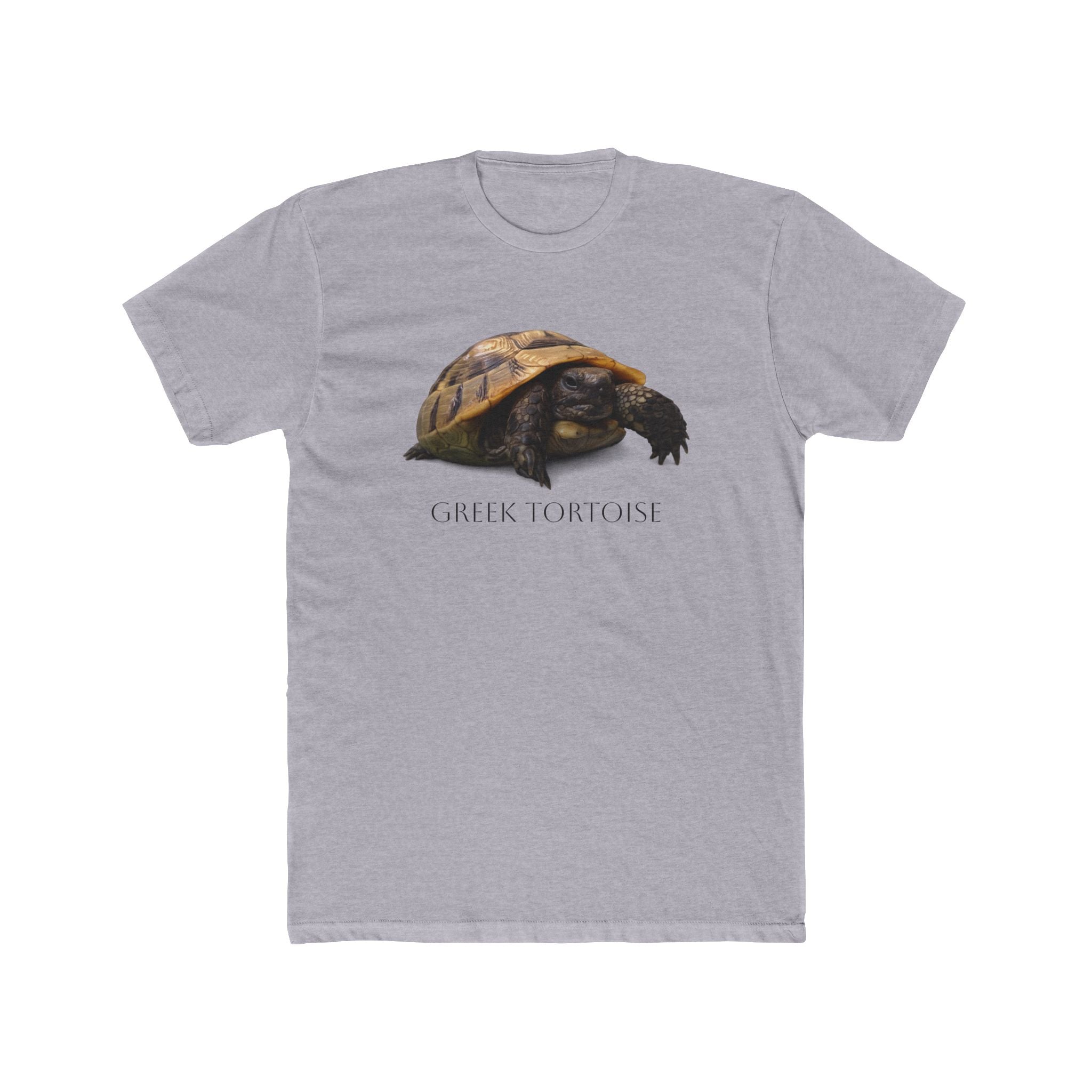 Greek Tortoise Tee | Realistic Tortoise Illustration T-Shirt