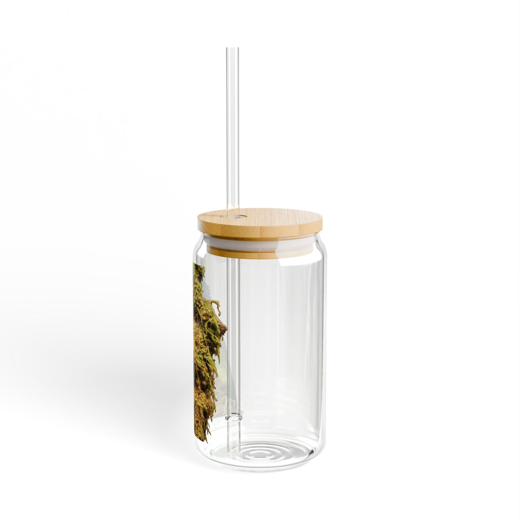 Iguana on Moss Sipper Glass | 16oz