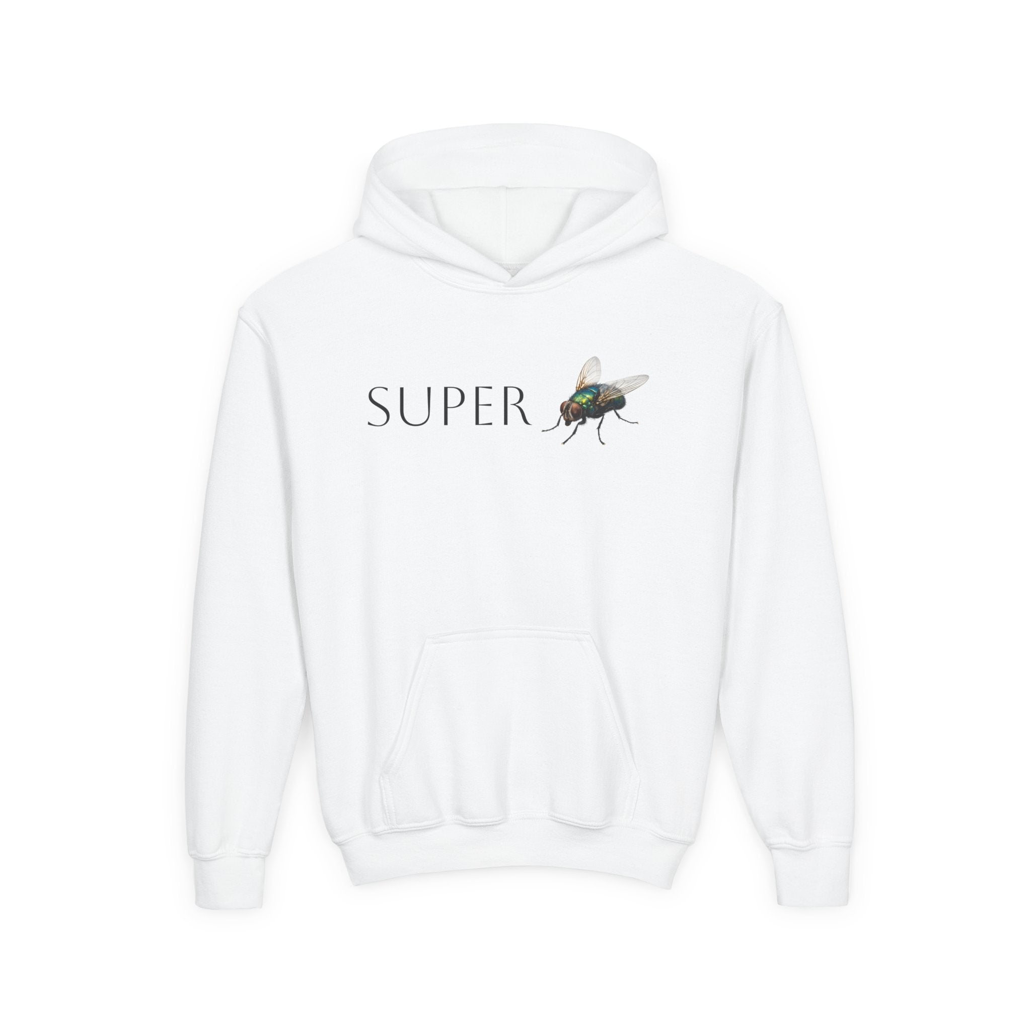 Super Fly Youth Hoodie | Fly Illustration, Minimal Kids Sweatshirt